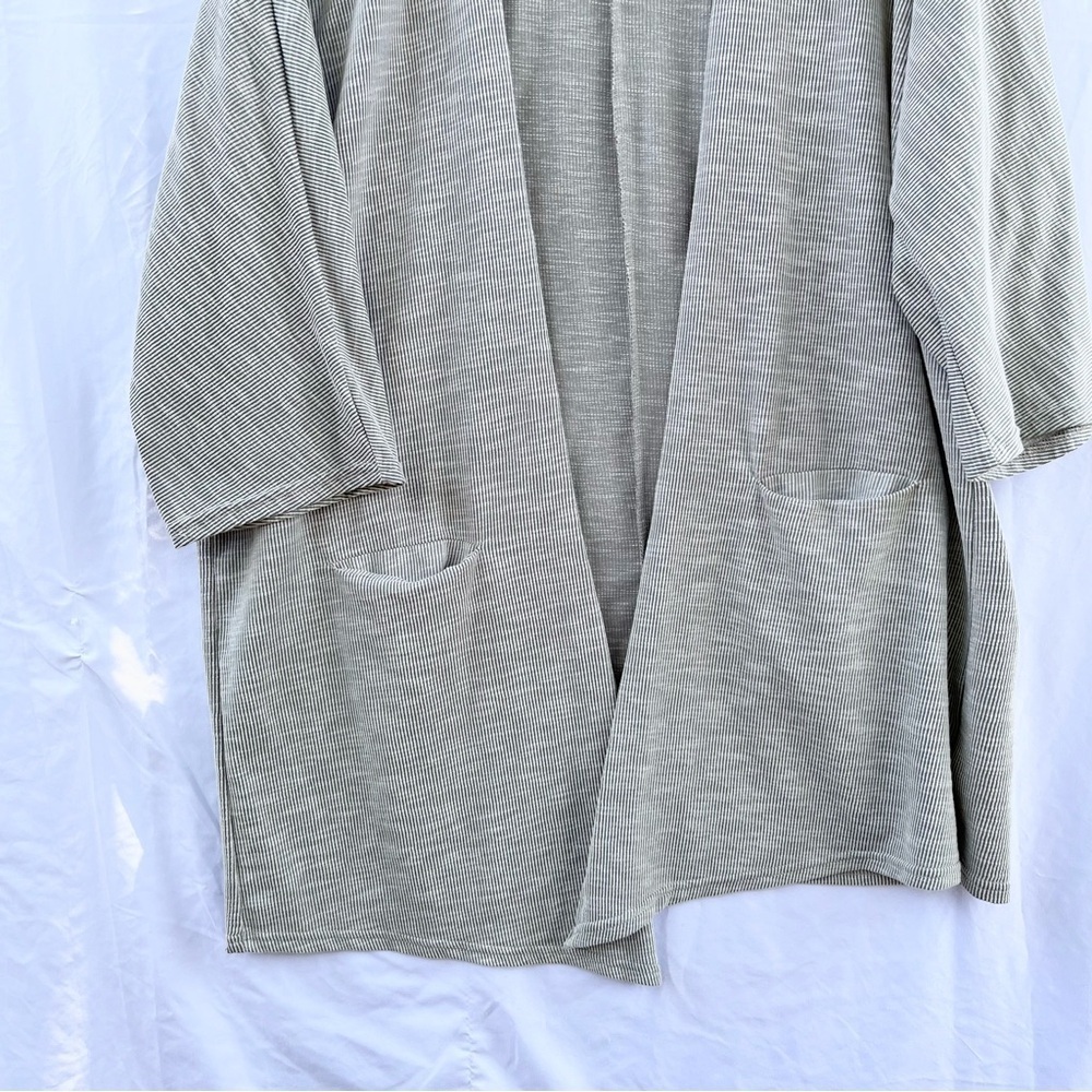 DONNI | NWT CHARM RIBBED STRIPED OPEN CARDIGAN SWEATER ONE SIZE - Picture 10 of 13